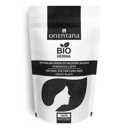 Orientana Bio henna hebanowa czerń 50 g