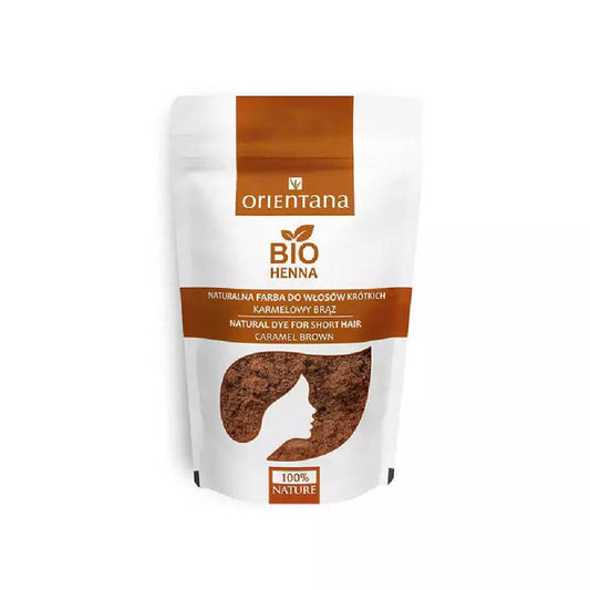 Orientana Bio henna karmelowy brąz 50 g